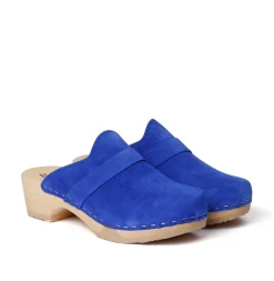 SOFTCLOX Tamina Kaschmir Blue Orchid (Natur)-Frau Clogs