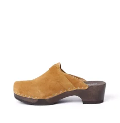 SOFTCLOX Tamina Kaschmir Caramel (Dunkel)-Frau Clogs