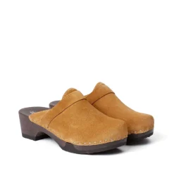 SOFTCLOX Tamina Kaschmir Caramel (Dunkel)-Frau Clogs