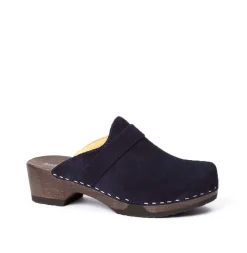SOFTCLOX Tamina Kaschmir Dark Ocean (Dunkel)-Frau Clogs