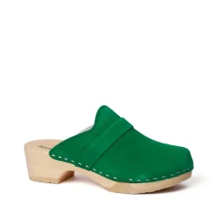 SOFTCLOX Tamina Kaschmir Fashiongreen (Natur)-Frau Clogs