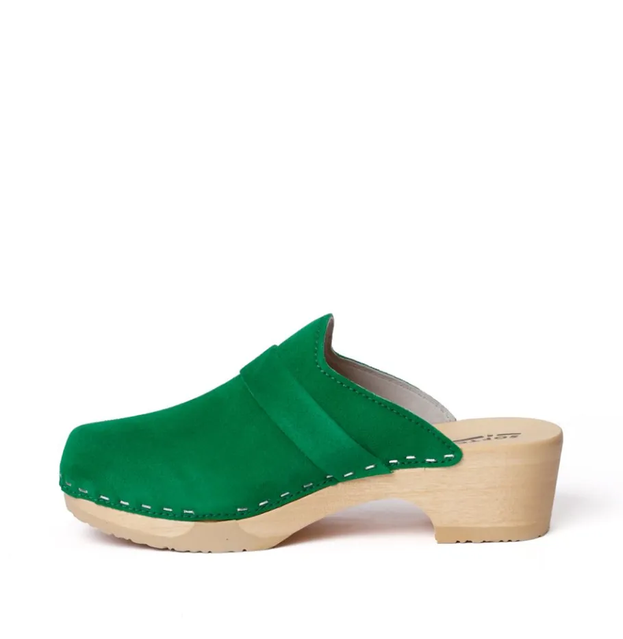 SOFTCLOX Tamina Kaschmir Fashiongreen (Natur)-Frau Clogs