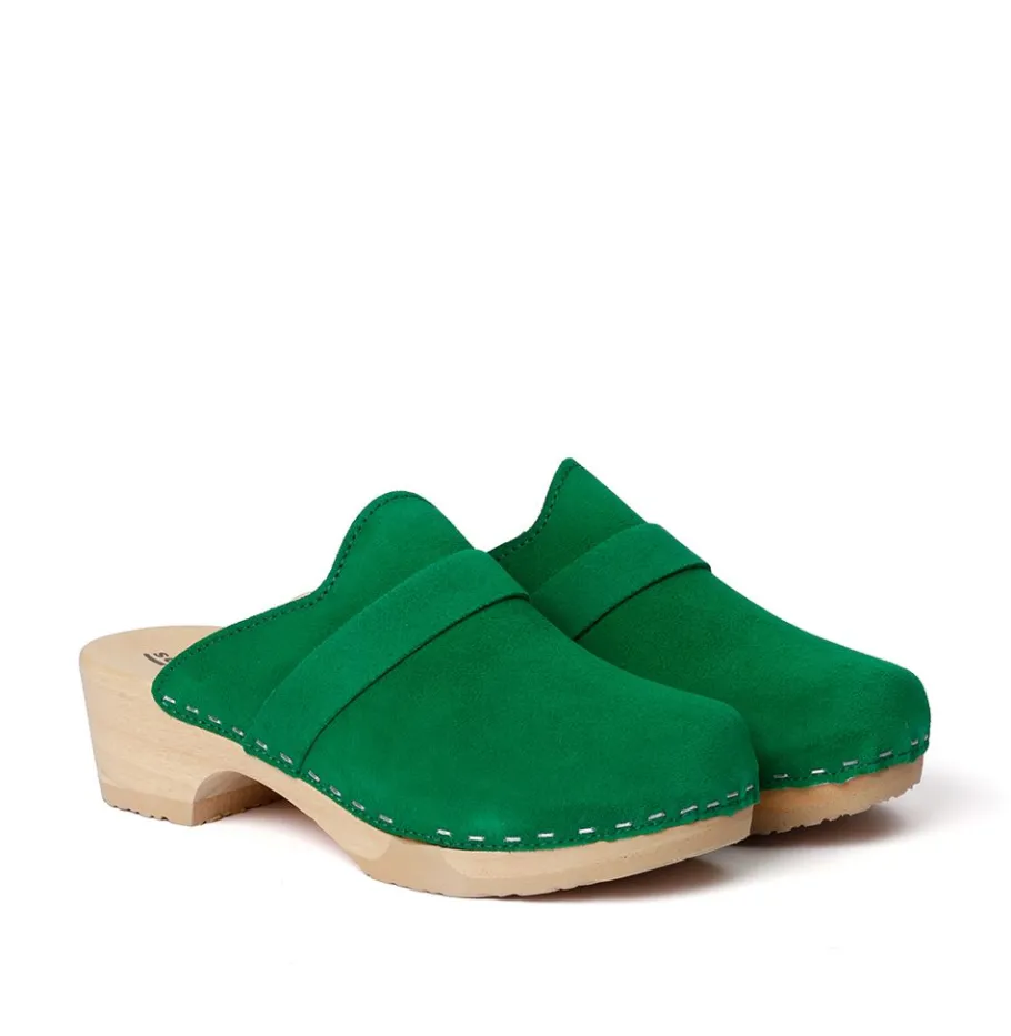SOFTCLOX Tamina Kaschmir Fashiongreen (Natur)-Frau Clogs