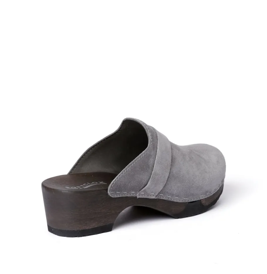SOFTCLOX Tamina Kaschmir Grau (Dunkel)-Frau Clogs