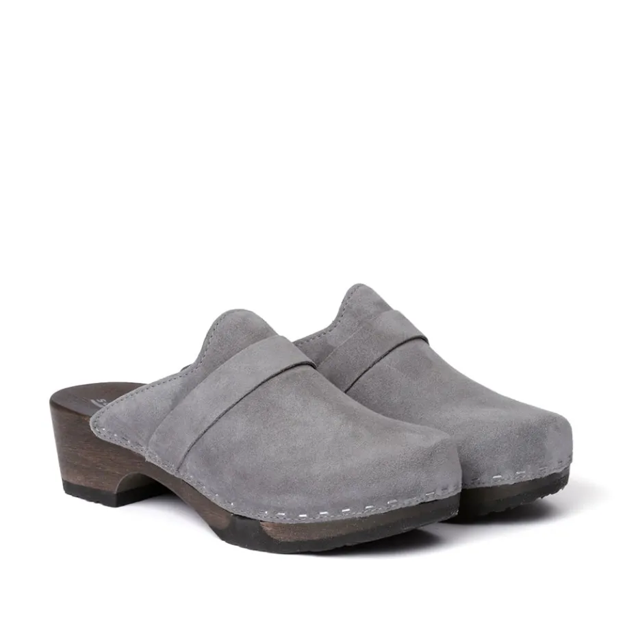 SOFTCLOX Tamina Kaschmir Grau (Dunkel)-Frau Clogs