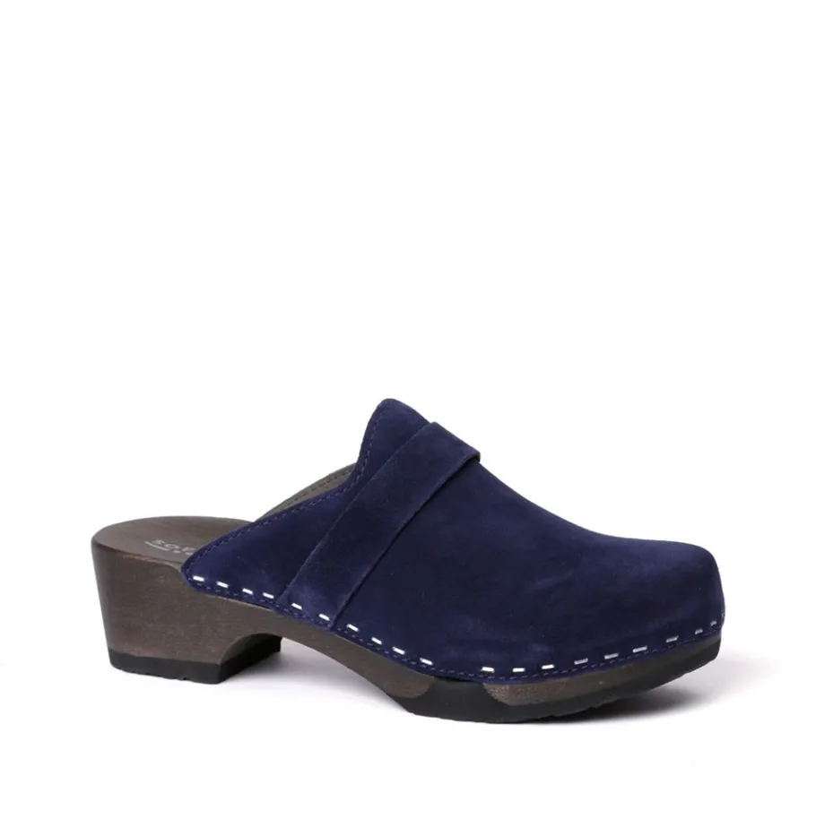 SOFTCLOX Tamina Kaschmir Midnight (Dunkel)-Frau Clogs
