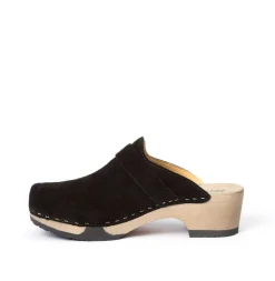 SOFTCLOX Tamina Kaschmir Schwarz (Hazelnut)-Frau Clogs