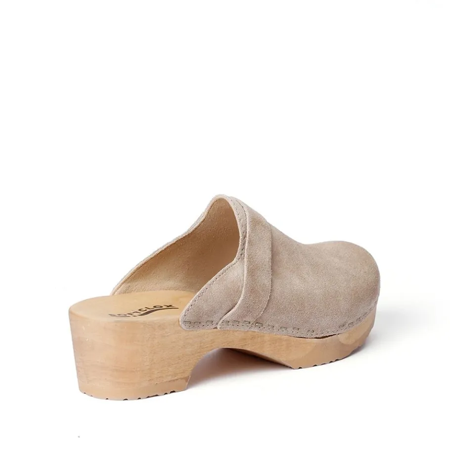 SOFTCLOX Tamina Kaschmir Taupe (Natur)-Frau Clogs