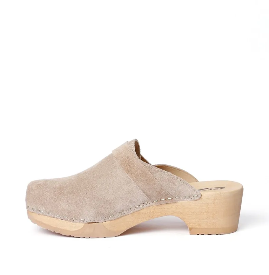 SOFTCLOX Tamina Kaschmir Taupe (Natur)-Frau Clogs