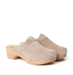 SOFTCLOX Tamina Kaschmir Taupe (Natur)-Frau Clogs