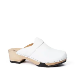 SOFTCLOX Tamina Nappa Weis (Hazelnut)-Frau Clogs