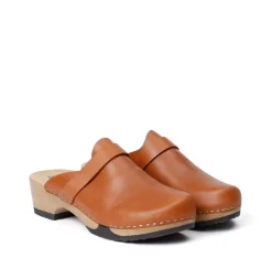 SOFTCLOX Tamina Softnappa Cognac (Hazelnut)-Frau Clogs