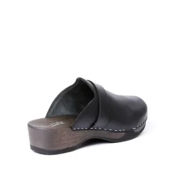 SOFTCLOX Tamino Softnappa Schwarz (Dunkel)-Frau Clogs