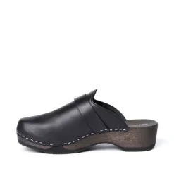 SOFTCLOX Tamino Softnappa Schwarz (Dunkel)-Frau Clogs