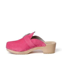 SOFTCLOX Teodora Kaschmir Pink Kiss (Natur)-Frau Clogs