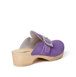 SOFTCLOX Teodora Kaschmir Violett (Natur)-Frau Clogs