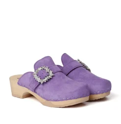 SOFTCLOX Teodora Kaschmir Violett (Natur)-Frau Clogs