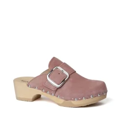SOFTCLOX Tessa Kaschmir Rose (Natur)-Frau Clogs