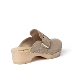 SOFTCLOX Tessa Kaschmir Taupe (Natur)-Frau Clogs