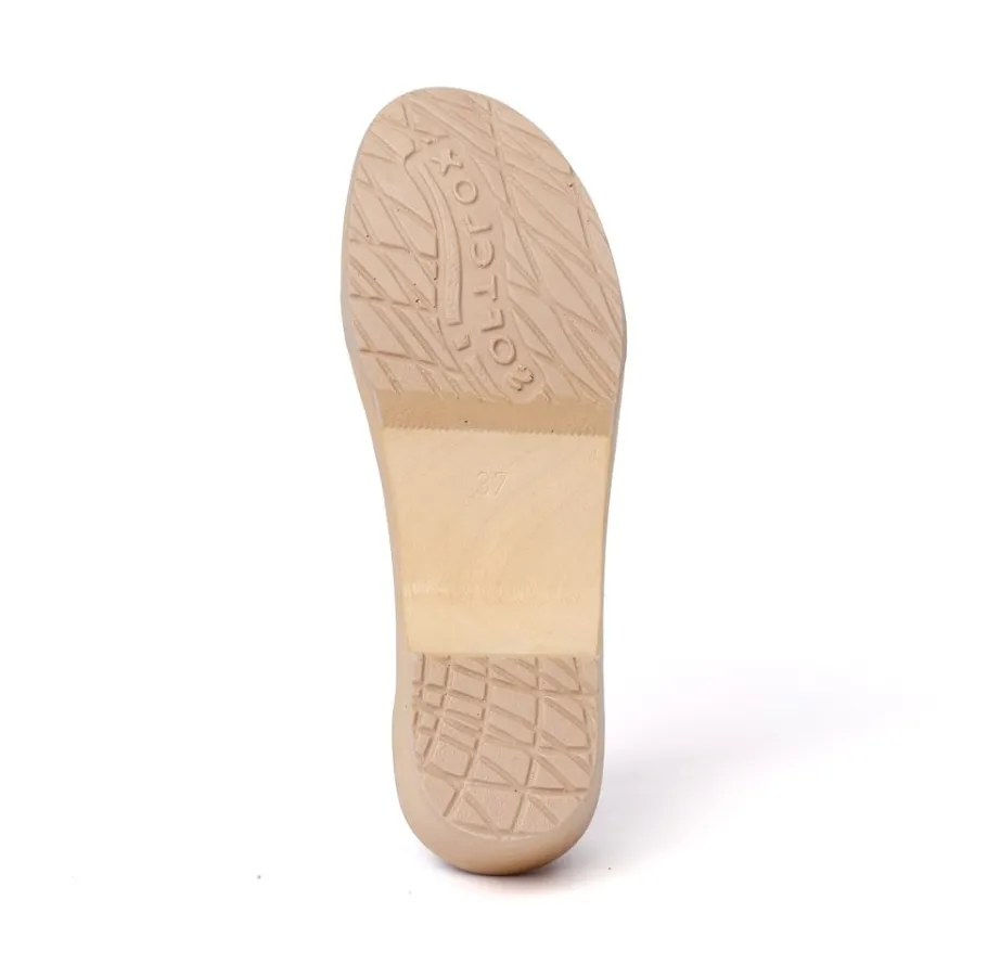 SOFTCLOX Tessa Kaschmir Taupe (Natur)-Frau Clogs