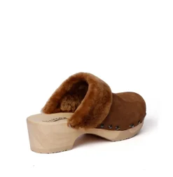 SOFTCLOX Tizia Kaschmir/Lf Whiskey (Natur)-Frau Clogs