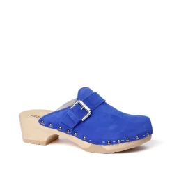 SOFTCLOX Tomma Kaschmir Blue Orchid (Natur)-Frau Clogs