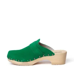 SOFTCLOX Tomma Kaschmir Fashiongreen (Natur)-Frau Clogs