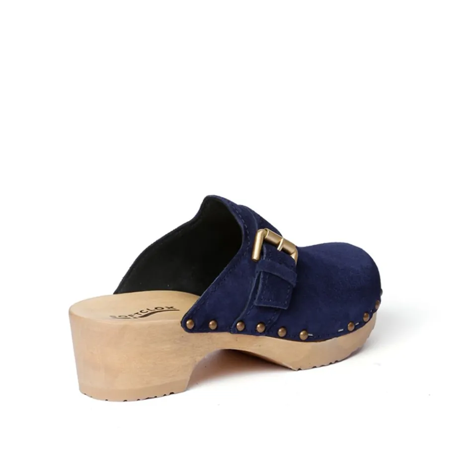 SOFTCLOX Tomma Kaschmir Midnight (Natur)-Frau Clogs
