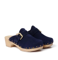 SOFTCLOX Tomma Kaschmir Midnight (Natur)-Frau Clogs