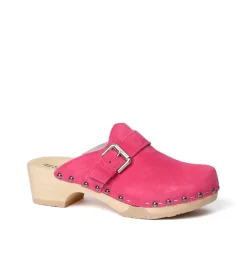 SOFTCLOX Tomma Kaschmir Pink Kiss (Natur)-Frau Clogs