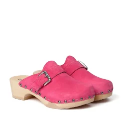 SOFTCLOX Tomma Kaschmir Pink Kiss (Natur)-Frau Clogs