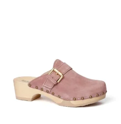 SOFTCLOX Tomma Kaschmir Rose (Natur)-Frau Clogs