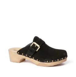 SOFTCLOX Tomma Kaschmir Schwarz (Natur)-Frau Clogs