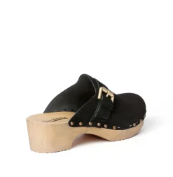 SOFTCLOX Tomma Kaschmir Schwarz (Natur)-Frau Clogs