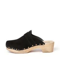 SOFTCLOX Tomma Kaschmir Schwarz (Natur)-Frau Clogs