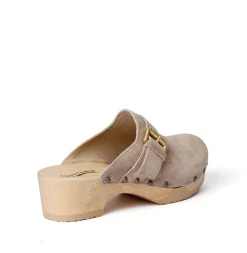 SOFTCLOX Tomma Kaschmir Taupe (Natur)-Frau Clogs