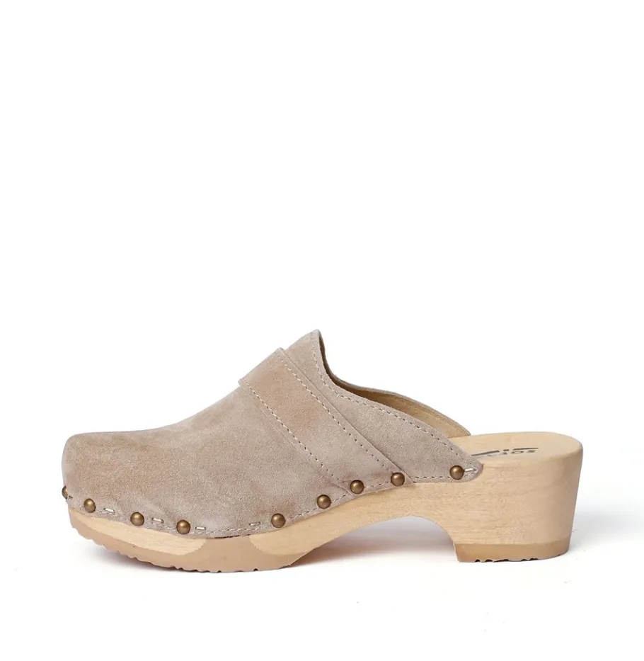 SOFTCLOX Tomma Kaschmir Taupe (Natur)-Frau Clogs