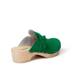 SOFTCLOX Torina Kaschmir Fashiongreen (Natur)-Frau Clogs
