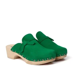 SOFTCLOX Torina Kaschmir Fashiongreen (Natur)-Frau Clogs