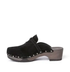 SOFTCLOX Torina Kaschmir Schwarz (Dunkel)-Frau Clogs