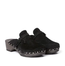 SOFTCLOX Torina Kaschmir Schwarz (Dunkel)-Frau Clogs
