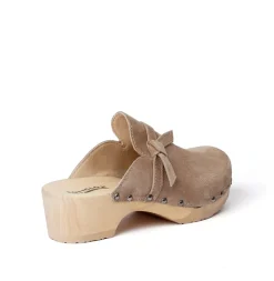SOFTCLOX Torina Kaschmir Taupe (Natur)-Frau Clogs