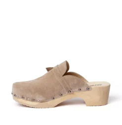 SOFTCLOX Torina Kaschmir Taupe (Natur)-Frau Clogs
